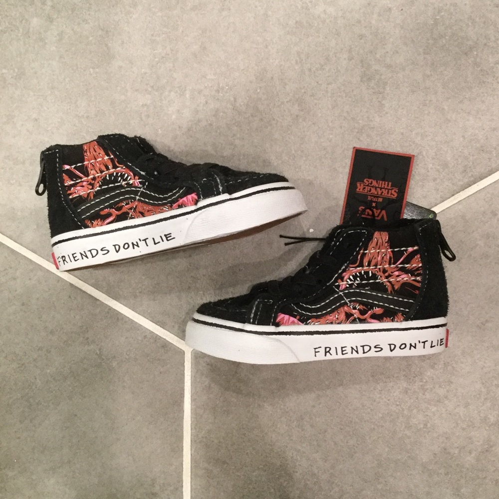 NWT Stranger Things Toddler Vans Shoes
